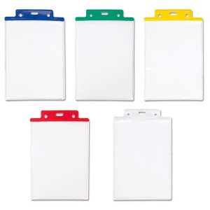 PORTA BADGE RIGIDO PASS 6 S NEUTRO C.R CONF. 50 - SENZA PINZETTA O CORDONCINO