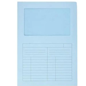 CF50 CARTELLINE C/FINESTRA 120GR BL