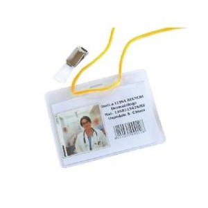 BUSTA PORTANOME GRANDE MM 110 X 70 CON AGGANCIO IN METALLO CONFEZIONE SCATOLA SET DA 50 BUSTE E 50 AGGANCI