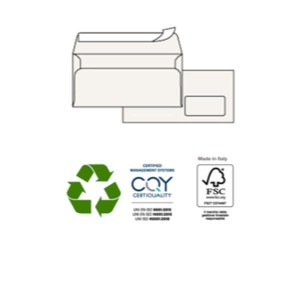 Busta KAMI Strip 100gr. T.C.B. - con Finestra 40 x 100