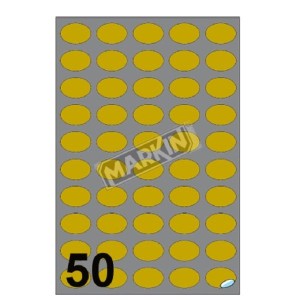 CF5000 ETICHETTE LGR325 LASER ORO ovali 36x26