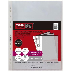 CF50 BUSTE FORATURA UNIVERSALE 100 MICRON 22X30 CM FINITURE BUCCIA D ARANCIA