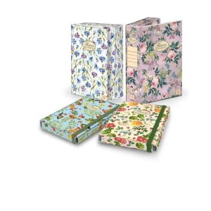 CF6 CARTELLINA 3 LEMBI ELASTIC FLOWER 24X31CM