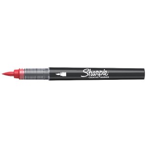 SHARPIE ACRYLIC CREATIVE MARKER punta brush RED