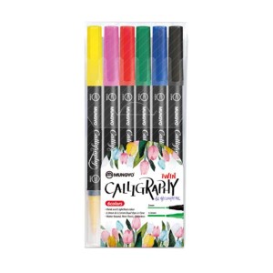 MARKER CALLIGRAFIA - 6 PEZZI ASSORTITI - BASIC