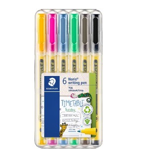 NORIS WRITING PEN 6 PCS STAEDTLER BOX ASSORTED COLOURS
