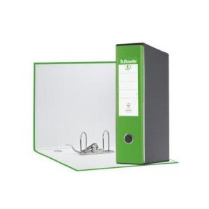 Registratori Eurofile Esselte - F.to commerciale - dorso 8 cm - f.to utile 23x30 cm - Verde Vivida