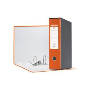 Registratori Eurofile Esselte - F.to protocollo - dorso 8 cm - f.to utile 23x33 cm arancio (conf.6)