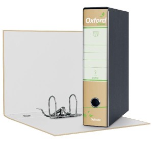 CF6 REGISTRATORE G85 OXFORD GREEN F.TO PROTOCOLLO DORSO 8 CM