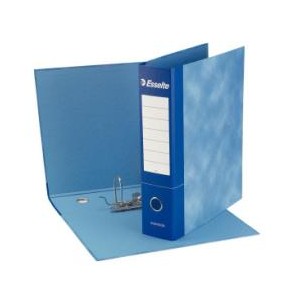 REGISTRATORE ESSENTIALS - F.TO COMMERCIALE DORSO 8 CM BLU