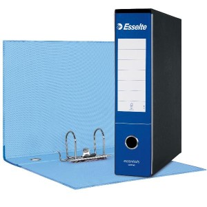 REGISTRATORE ESSENTIALS - F.TO PROTOCOLLO DORSO 8 CM BLU