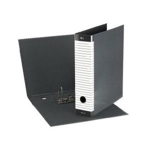 Registratore DELSOLINE - f.to commerciale dorso 8 cm grigio (conf.6)