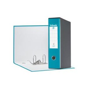Registratori Eurofile Esselte - F.to protocollo - dorso 8 cm - f.to utile 23x33 cm turchese (conf.6)