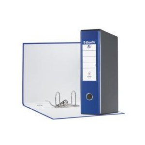 Registratori Eurofile Esselte - F.to protocollo - dorso 8 cm - f.to utile 23x33 cm blu (conf.6)