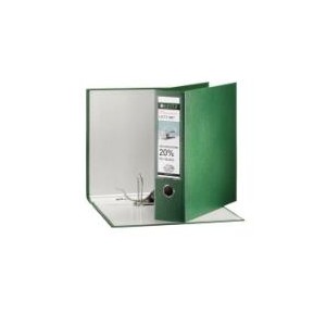 LEITZ REGISTRATORE 180° IN PLASTICA CON CUSTODIA - F.TO PROTOCOLLO DORSO 8 CM VERDE (CONF.6)