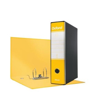 Registratori Oxford Esselte - F.to commerciale - dorso 8 cm - f.to utile 23x30 cm giallo (conf.6)