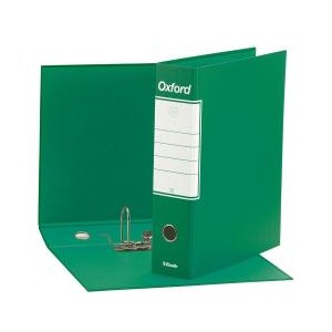 Registratori Oxford Esselte - F.to commerciale - dorso 8 cm - f.to utile 23x30 cm verde (conf.6)
