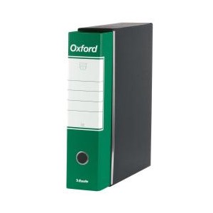 Registratori Oxford Esselte - F.to protocollo - dorso 8 cm - f.to utile 23x33cm verde (conf.6)