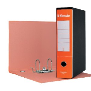 REGISTRATORE ESSENTIALS - F.TO PROTOCOLLO DORSO 8 CM ARANCIONE