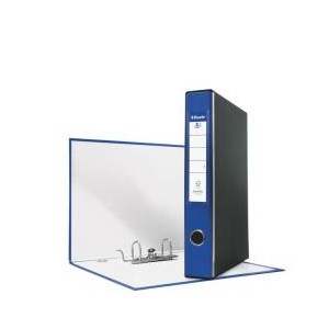 Registratori Eurofile Esselte - F.to protocollo - dorso 5 cm - f.to utile 23x33 cm - blu (conf.8)