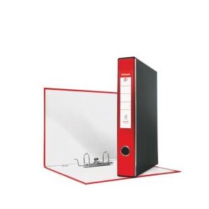Registratori Eurofile Esselte - F.to protocollo - dorso 5 cm - f.to utile 23x33 cm - rosso (conf.8)