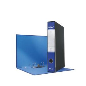 Registratori Oxford Esselte - F.to protocollo - dorso 5 cm - f.to utile 23x33cm blu (conf.8)