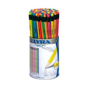 BARATTOLO 96PZ MATITA GRAFITE LYRA NEON