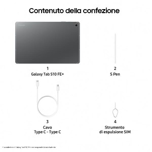 GALAXY TAB S10 FE+ 5G 8+128GB GRAY
