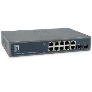 12-PORT GIGABIT SWITCH 8-POE OUTPUT