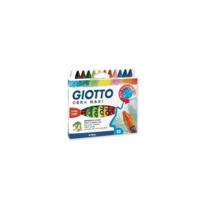 CF12PASTELLI GIOTTO CERA MAXI