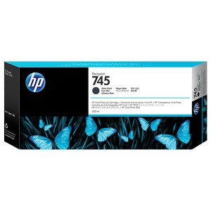Cartuccia inchiostro HP 745 da 300 ml Nero Opaco