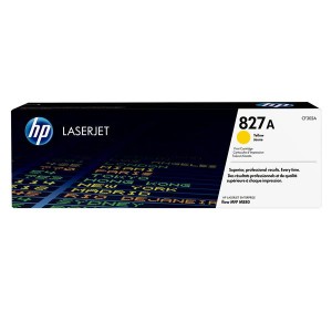 HP 827A Yellow LaserJet Toner Cartridge (CF302A)