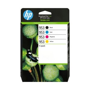 HP 953 CMYK Original Ink Cartridge 4-Pack