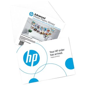 HP Advanced Photo Paper Glossy 65 lb 5 x 5 in. (127 x 127 mm) 20 sheets