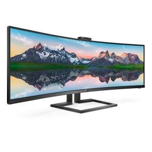 49 MONITOR CURVO FORMATO 32:9 RISOLUZIONE 5120 X 1440 AMD FREESYNC TECHNOLOGY FOR GAMERS USB-C DOCKING STATION MULTIVIEW CON KVM